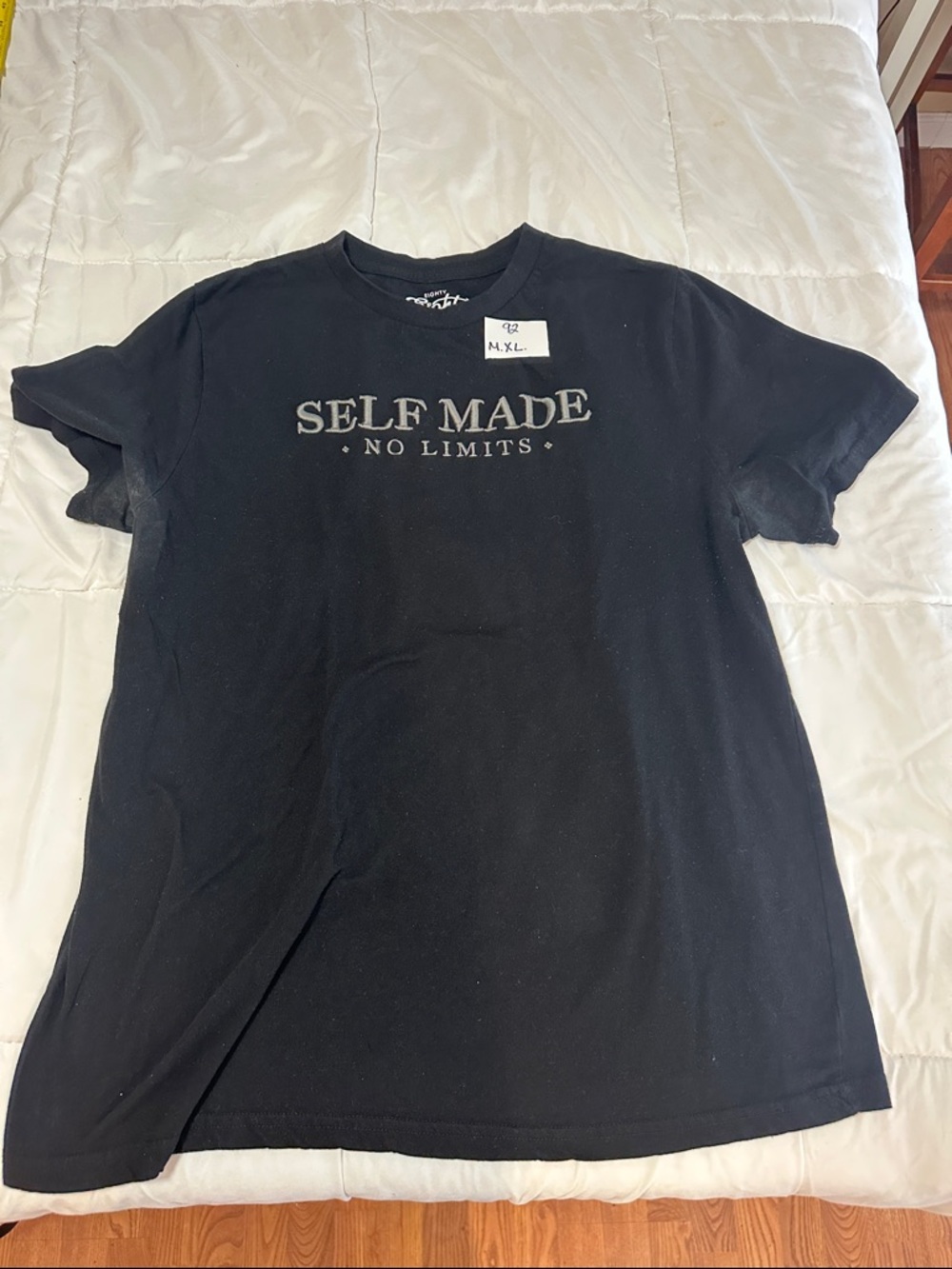 Eighty Eight Black Men's 'Self Made No Limits' Graphic Tee #92